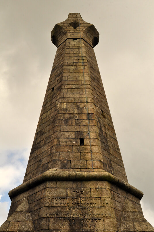 The monument at Carn Brea