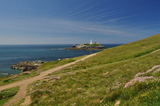 View along Godrevy Head