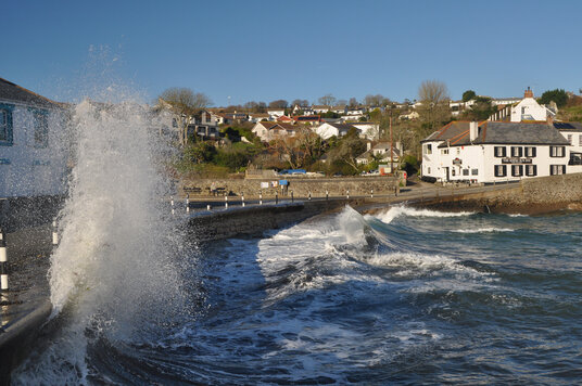High tide at Portmellon