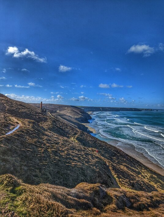 Coast along Wheal Coates